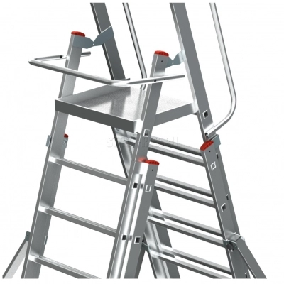 Телескопическая лестница-платформа Профи 8106-С