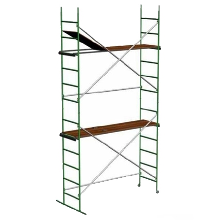 Стальные подмости Дуэт двойной 1,85x0,55x3,7