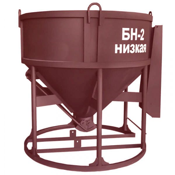 Бадья низкая с лотком БН-2 2000л