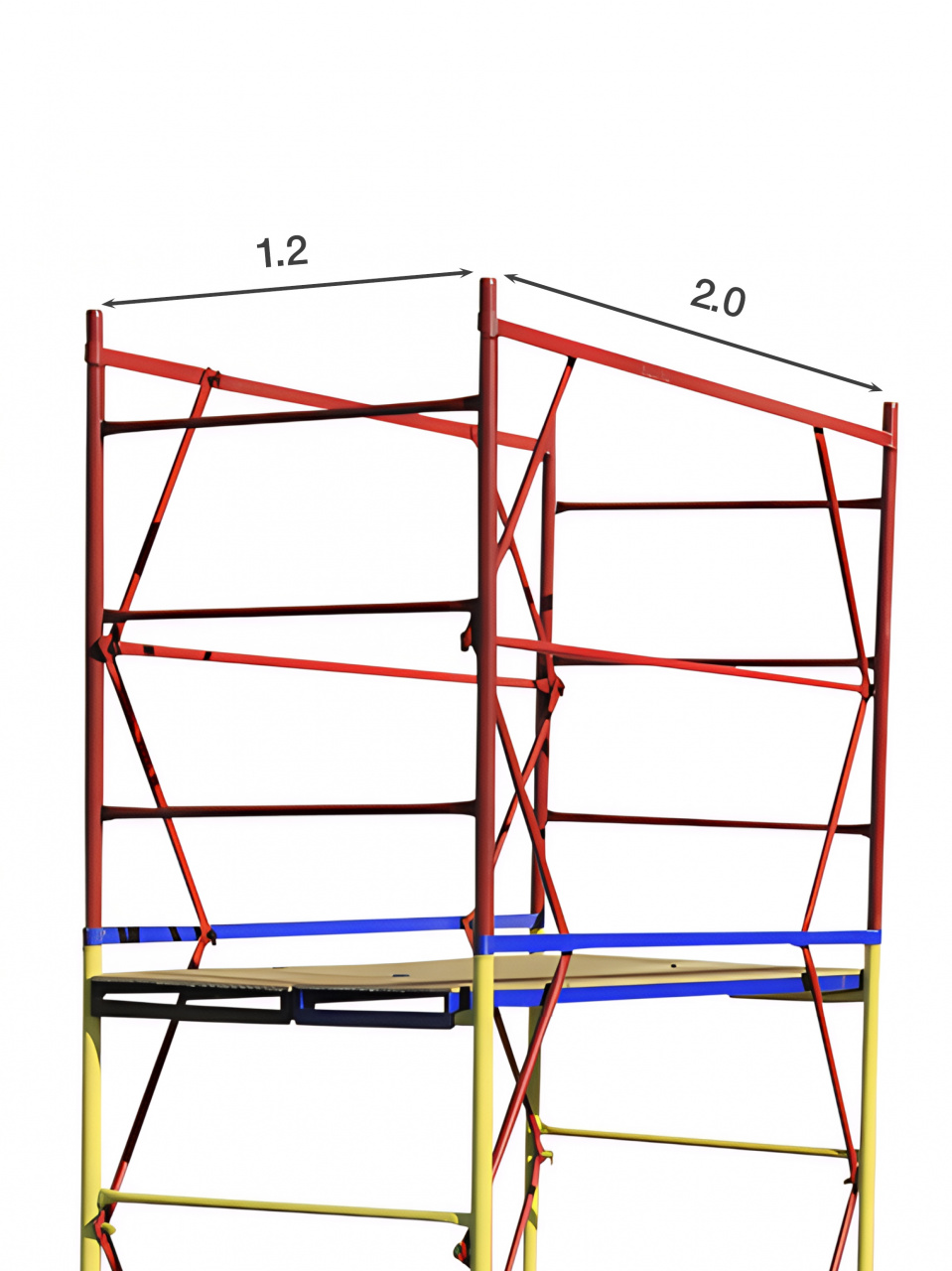 Вышка-тура ВС-250/1,2 (2,0x1,2x6,6)