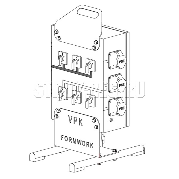 Разветвитель ВПК Formwork 2/6