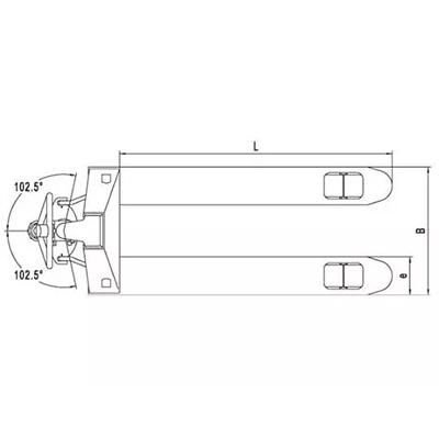 Ручная гидравлическая тележка Noblelift AC30 540x800