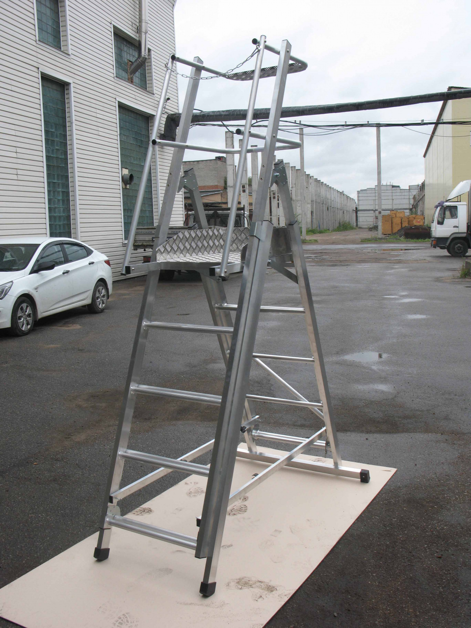 Телескопическая лестница-платформа ТЛП-2 - (1,3-1,9)